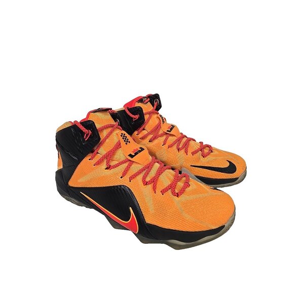 Nike Other - Nike Men's LeBron XII CLE LE Basketball Shoe 684593-830 Orange Black Size 13M